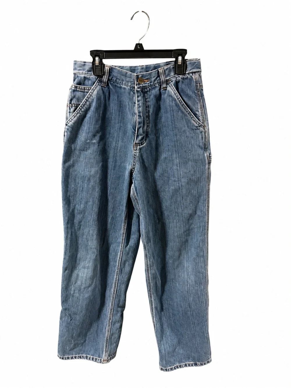 Carhartt Carpenter Jeans Boys Size 16 Relaxed Fit Utility Denim Pants